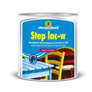 ემალის საღ. ხის და მეტალის წყლის ბაზა WATER STEP‐LAC SATINE (BASE D) 2,5LT — ზეთის საღებავი